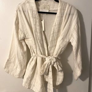 Anthropologie wrap top